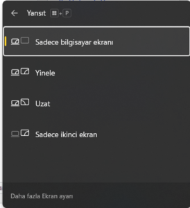 Dizüstü Bilgisayarı Monitöre Bağlama Dizustu bilgisayari Monitore Baglama Windows 2 - Dizüstü Bilgisayarı Monitöre Bağlama