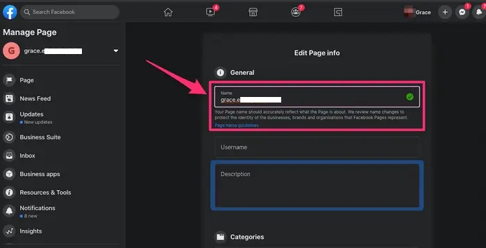 Facebookta Sayfa Ismini Degistirme 3 - Facebook'ta Sayfa İsmini Değiştirme