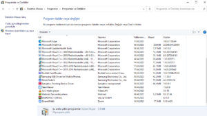 Valorant VAN9001 hatası çözümü için denetim masasından antivirüs programını kaldırma
