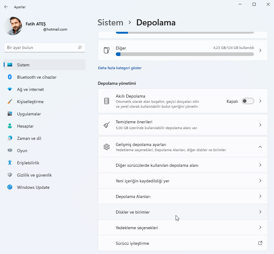Windows 11'de sabit sürücü sağlığı nasıl kontrol edilir