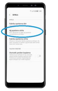Ağda Kayıtlı Değil Hatası Çözümü ağda kayıtlı değil hatası için ağ ayarlarını sıfırlama