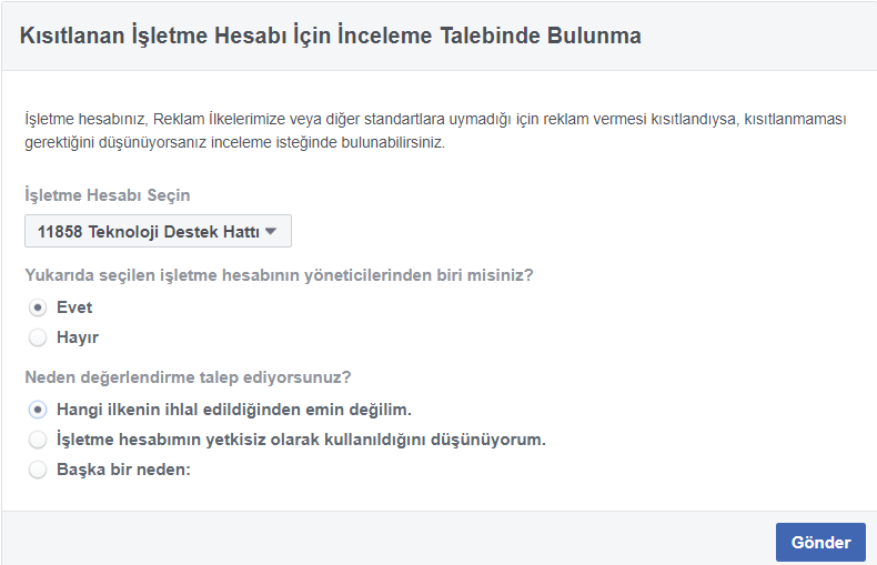 kisitlanan isletme hesabi 1 - Kısıtlanan İşletme Hesabı İçin İnceleme Talebi