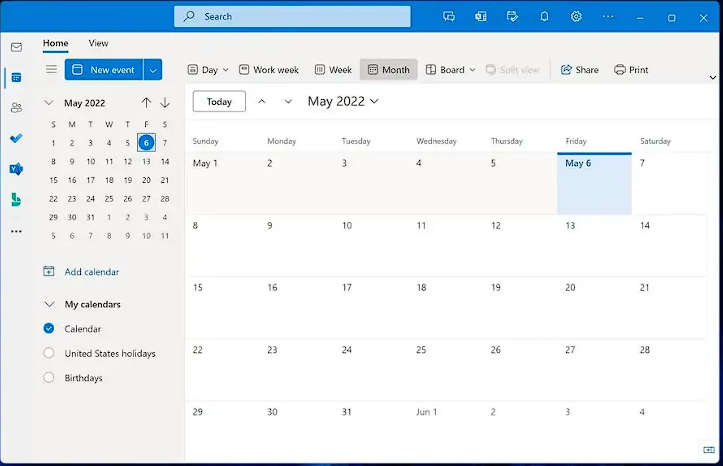 One Outlook E-Takvimi