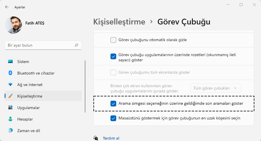 Windows 11 Son Aramalar Nasıl Devre Dışı Bırakılır