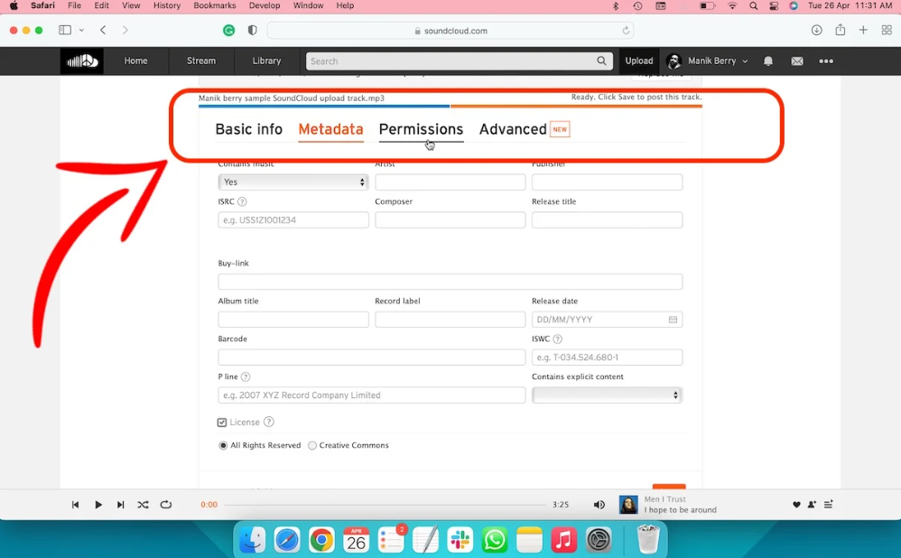 Ekran goruntusu 2022 05 03 215124 - SoundCloud'a Müzik Nasıl Yüklenir