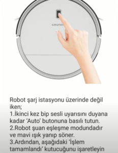 Grundig VCR3031 Robot Süpürge Kurulumu