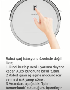 Grundig VCR9031 Robot Süpürge Kurulumu