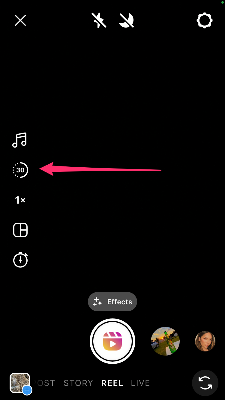 Instagram Reels Videolarının Uzunluğunu Ayarlama
