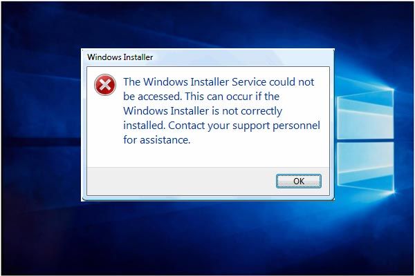 Windows Installer Hizmetine erisilemedi kapak - Windows Installer Service Hizmetine erişilemedi