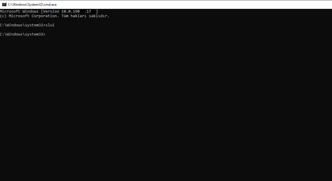 Windows 11 Lisans Kodu Sorgulama