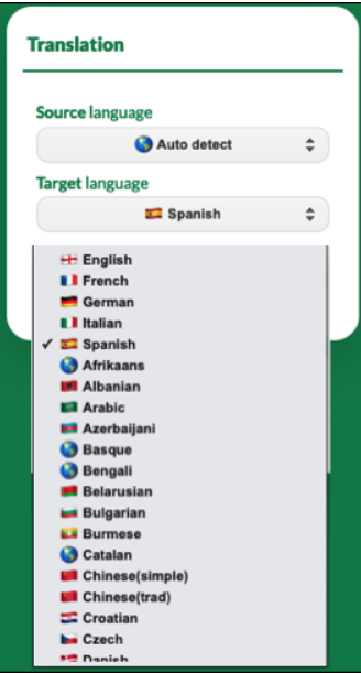 Google E-Tablolarda Diller Nasıl Çevirilir?