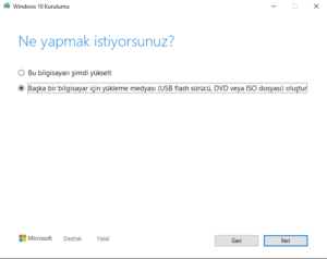 freedos bilgisayara windows yükleme
