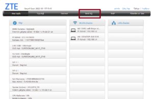 ZTE ZXHN H3600 Şifre Değiştirme İşlemi ZTE ZXHN H3600 V9 SIFRE DEGISTIRME - ZTE ZXHN H3600 Şifre Değiştirme İşlemi