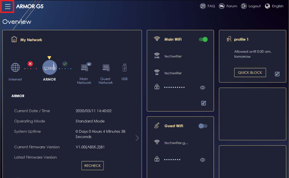 ZyXEL Armor G5 (NBG7815) Modem Kurulumu