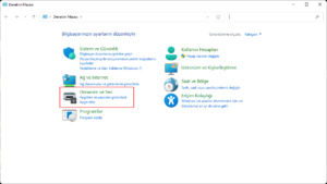 yazıcı kısayolu oluşturma