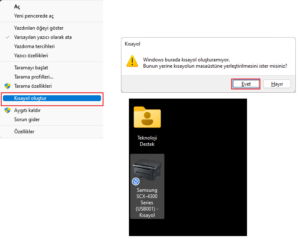 windows 11de yazici kisayolu nasil olusturulur 3 - Windows 11'de Yazıcı Kısayolu Nasıl Oluşturulur?