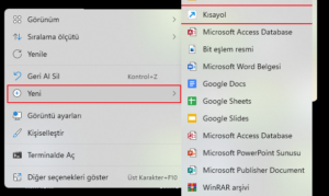 windows 11de yazici kisayolu nasil olusturulur 4 - Windows 11'de Yazıcı Kısayolu Nasıl Oluşturulur?