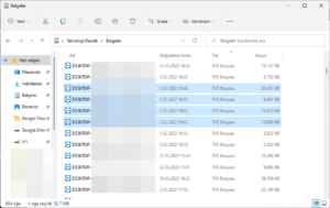 Windows'ta Birden Çok Dosya Nasıl Seçilir? Birden Çok Dosya Seçme