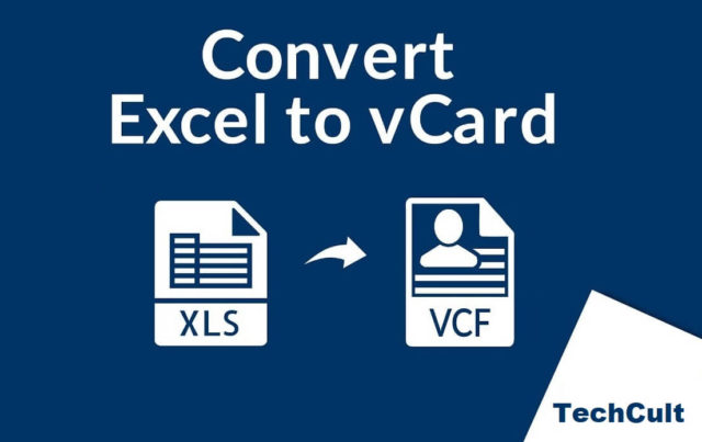 Excel dosyasını Vcard olarak kaydetmek