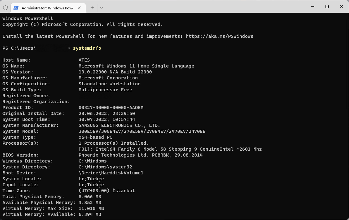 Windows 11 Bilgisayar Özellikleri Nasıl Bulunur Komut Istemi ile Windows 11 Sistem Bilgisi - Windows 11 Bilgisayar Özellikleri Nasıl Bulunur