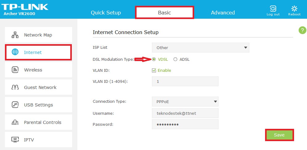 TP-Link Archer VR2600 Modem Kurulumu TP-Link Archer VR2600 Modem Kurulumu