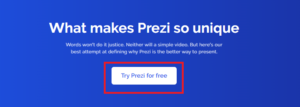 Try Prezi Free 1 - Prezi ile Sunum Hazırlama