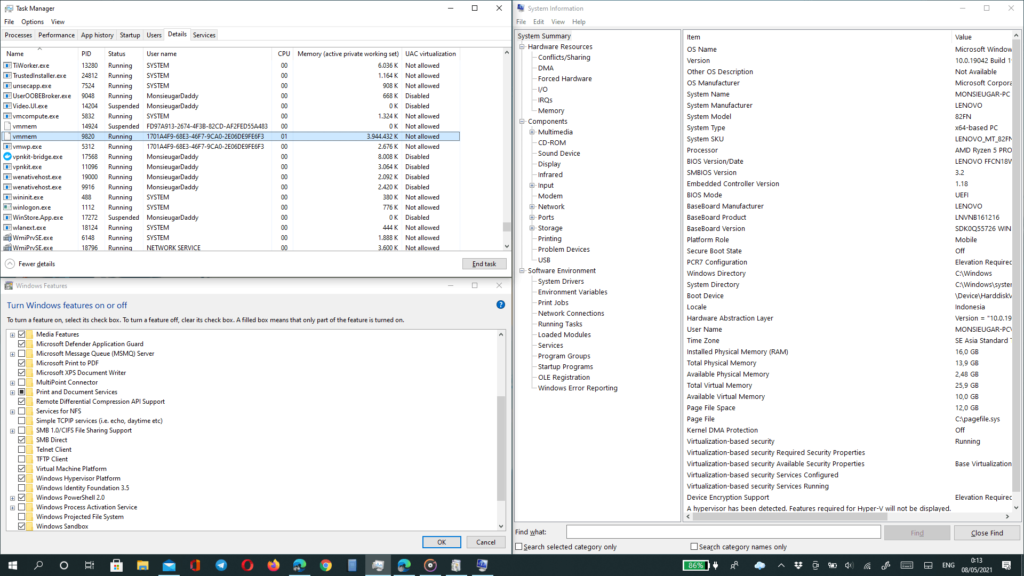 Windows 10da vmmem yuksek bellek kullanimi nasil duzeltilir Kapak - Windows 10'un vmmem işlemi yüksek bellek