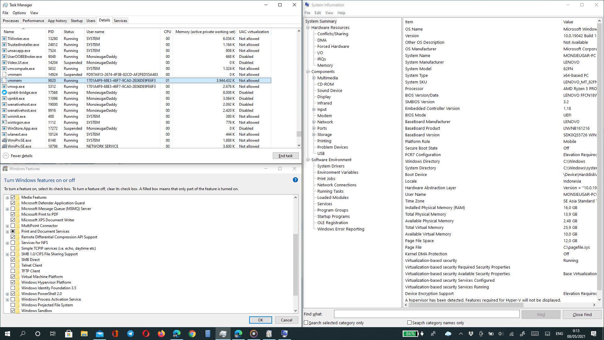 Windows 10da vmmem yuksek bellek kullanimi nasil duzeltilir Kapak - Windows 10'un vmmem işlemi yüksek bellek