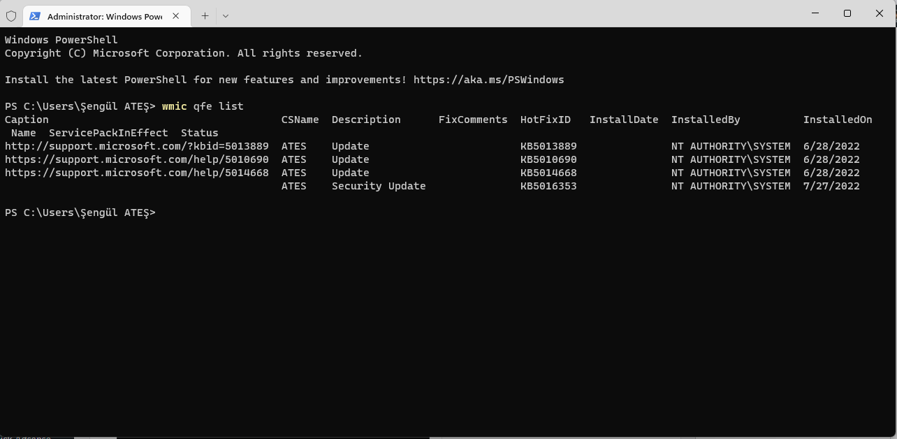 Windows 11 Güncelleme Geçmişi Nasıl Görüntülenir Windows 11 Güncelleme Geçmişini Görüntüleme