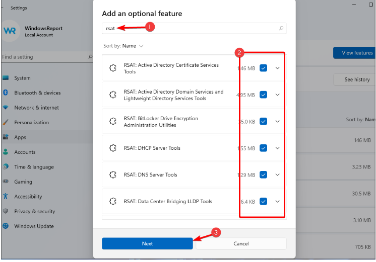 Windows 11'e RSAT yüklemek Windows 11e RSAT Yuklemenin 3 Kolay Yolu 3 - Windows 11'e RSAT yüklemek