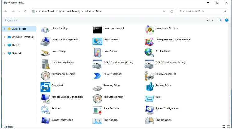 Windows 11'e RSAT yüklemek Bir sonraki pencerede kurduğunuz tüm RSAT bileşenlerini bulacaksınız Başlatmak için herhangi birine çift tıklamanız yeterlidir