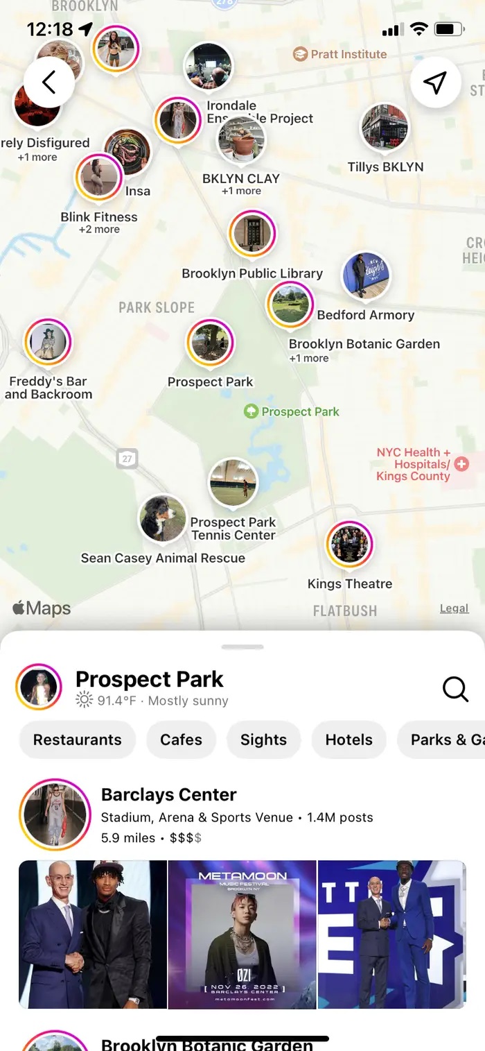 Instagram Harita Özelliği ile Hikayeleri Görüntüleme
