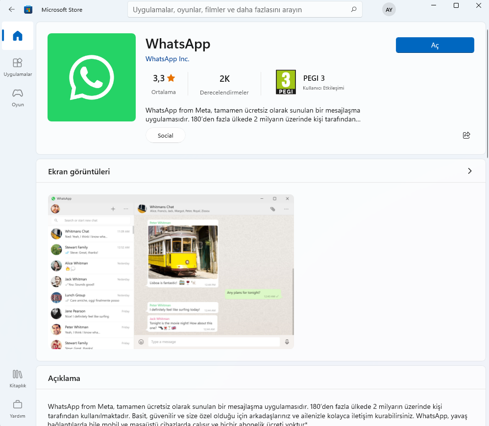 WhatsApp UWP İle İlgili Yeni Gelişmeler