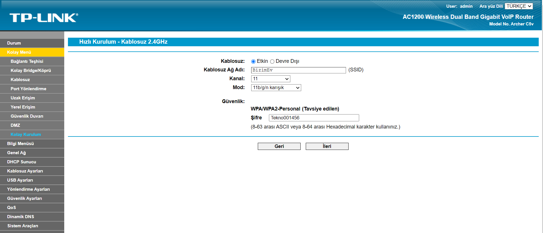 Tplink Archer c5v Modem Kurulumu Ekran goruntusu 2022 08 03 010455 - Tplink Archer c5v Modem Kurulumu