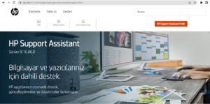 HP Software Framework Sorunu için HP Support Assistant'ı Yükleme