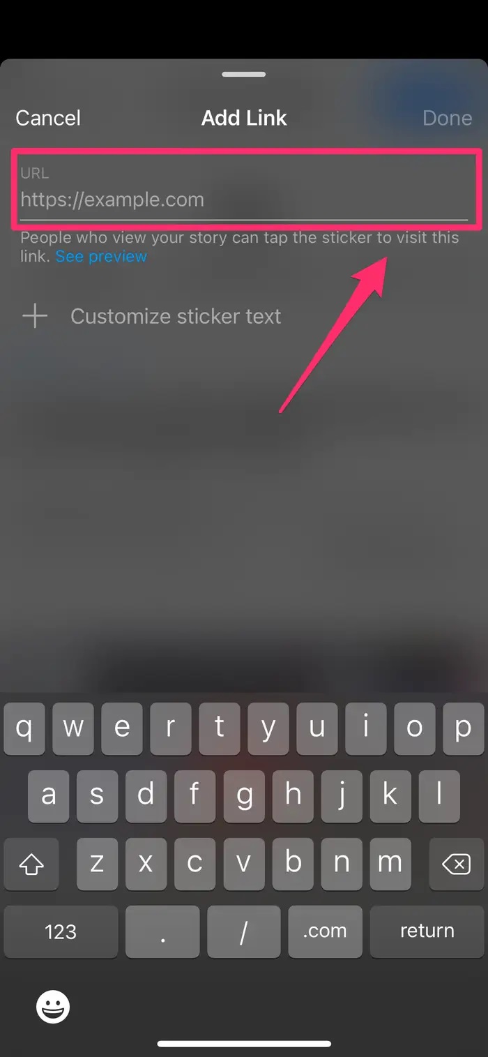 Instagram Hikayesine Bağlantı Ekleme ve Özelleştirme Instagram Hikayesine Bağlantı Ekleme ve Özelleştirme