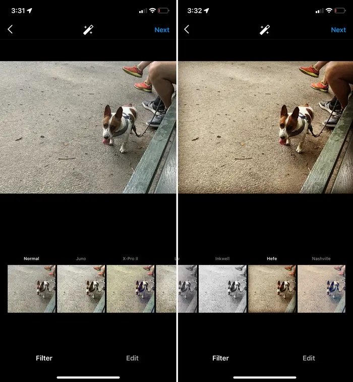 Instagram'da Fotoğraflarda ve Videolarda Filtre Kullanma