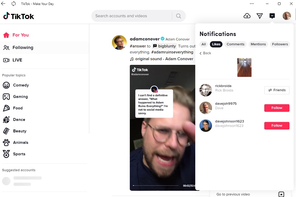 TikTok'ta Videonuzu Kimin Beğendiğini Görüntüleme TikTok'ta Videonuzu Kimin Beğendiğini Görüntüleme