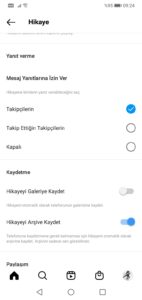 galeriye kaydet - instagram hikayesi üzerinde kaydetme