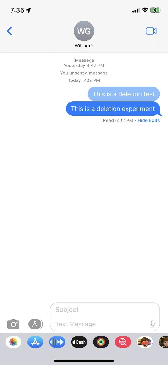 iOS 16'da Gönderdiğiniz SMS'leri Düzenleme