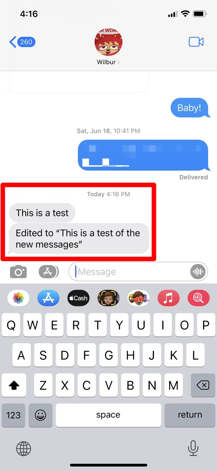 iOS 16'da Gönderdiğiniz SMS'leri Düzenleme