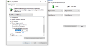 disconnet from server 2 70 hatası için cpu sınırlandırma