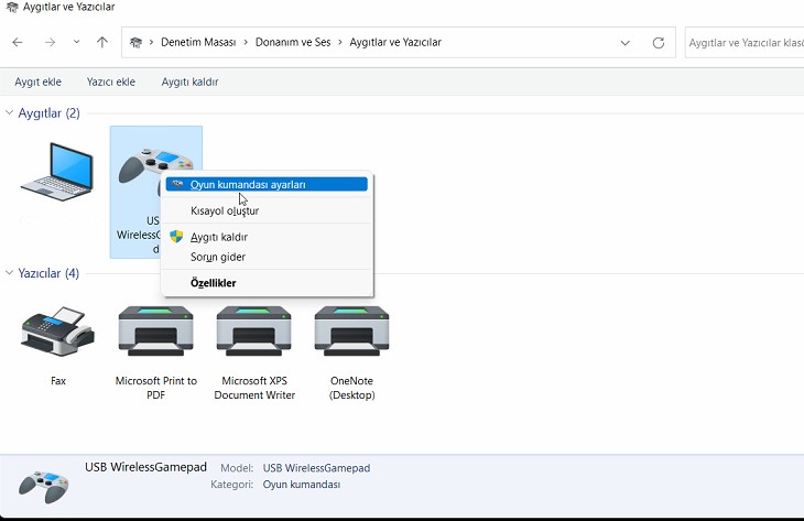 kumanda kontrol - Hadron HD305 Oyun Kolu Kurulumu