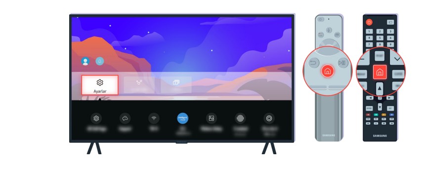 Samsung Smart Tv kablosuz ayarları