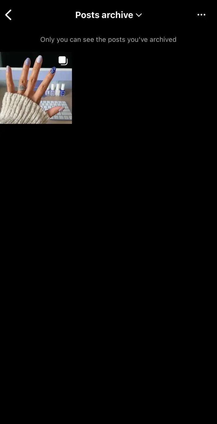 Instagram'da Gönderileri Arşivden Çıkarma