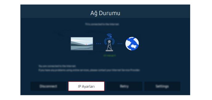 Samsung ağ bağlantı hatası