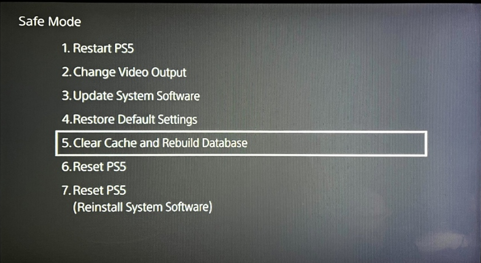 PS5 Güvenli Modda Nasıl Başlatılır