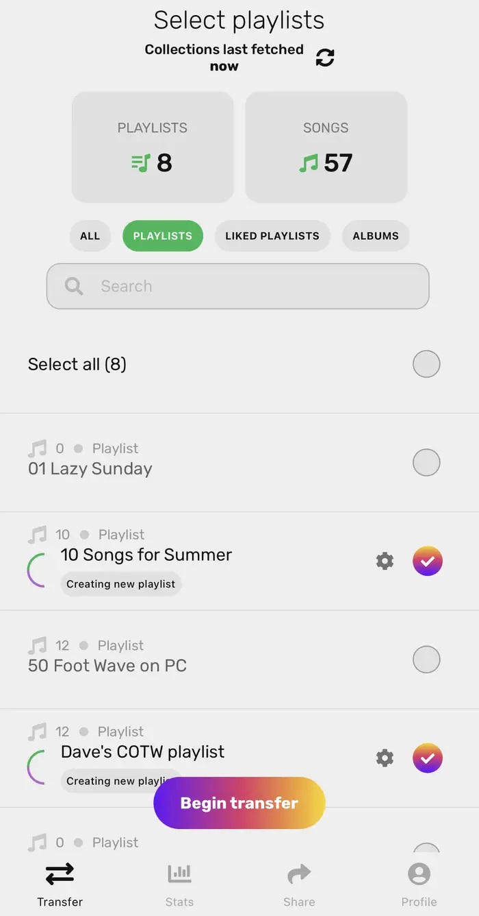 Spotify'dan Apple Müzik'e Çalma Listesi Aktarma