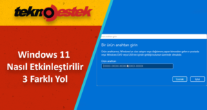 Windows 11'i Etkinleştirme