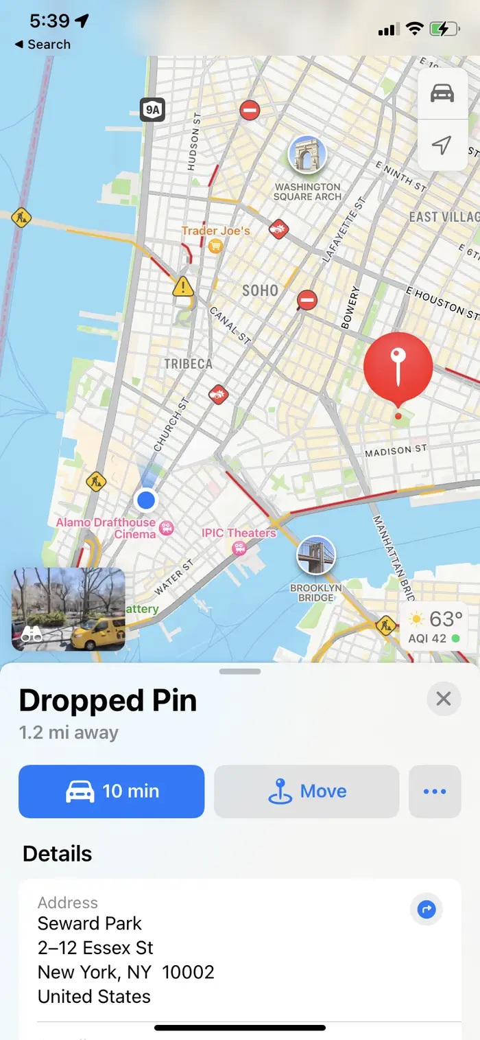 iPhone'da Apple Haritalar ile Konum Paylaşma